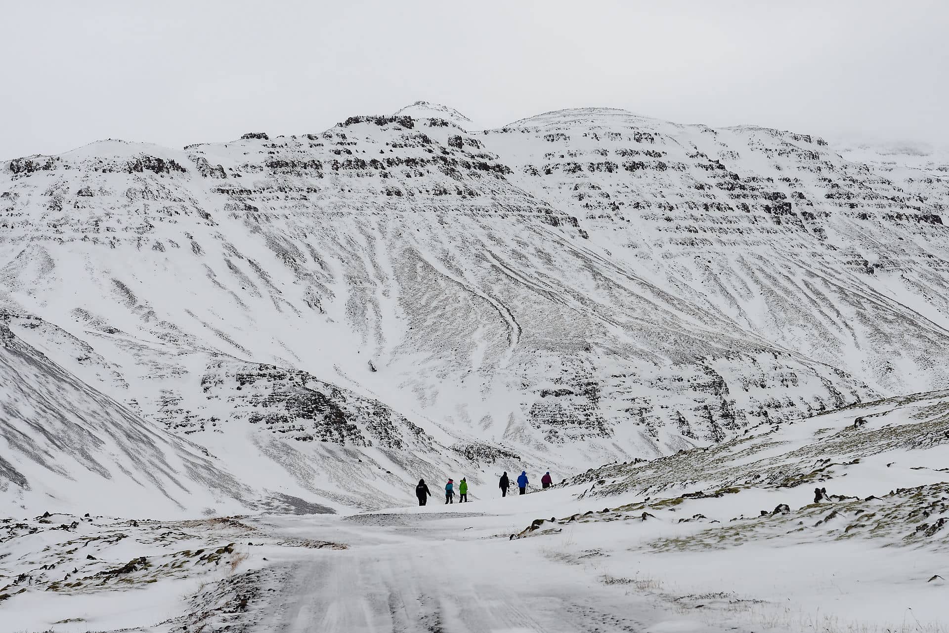 Découvrez les paysages volcaniques d'Islande en hiver