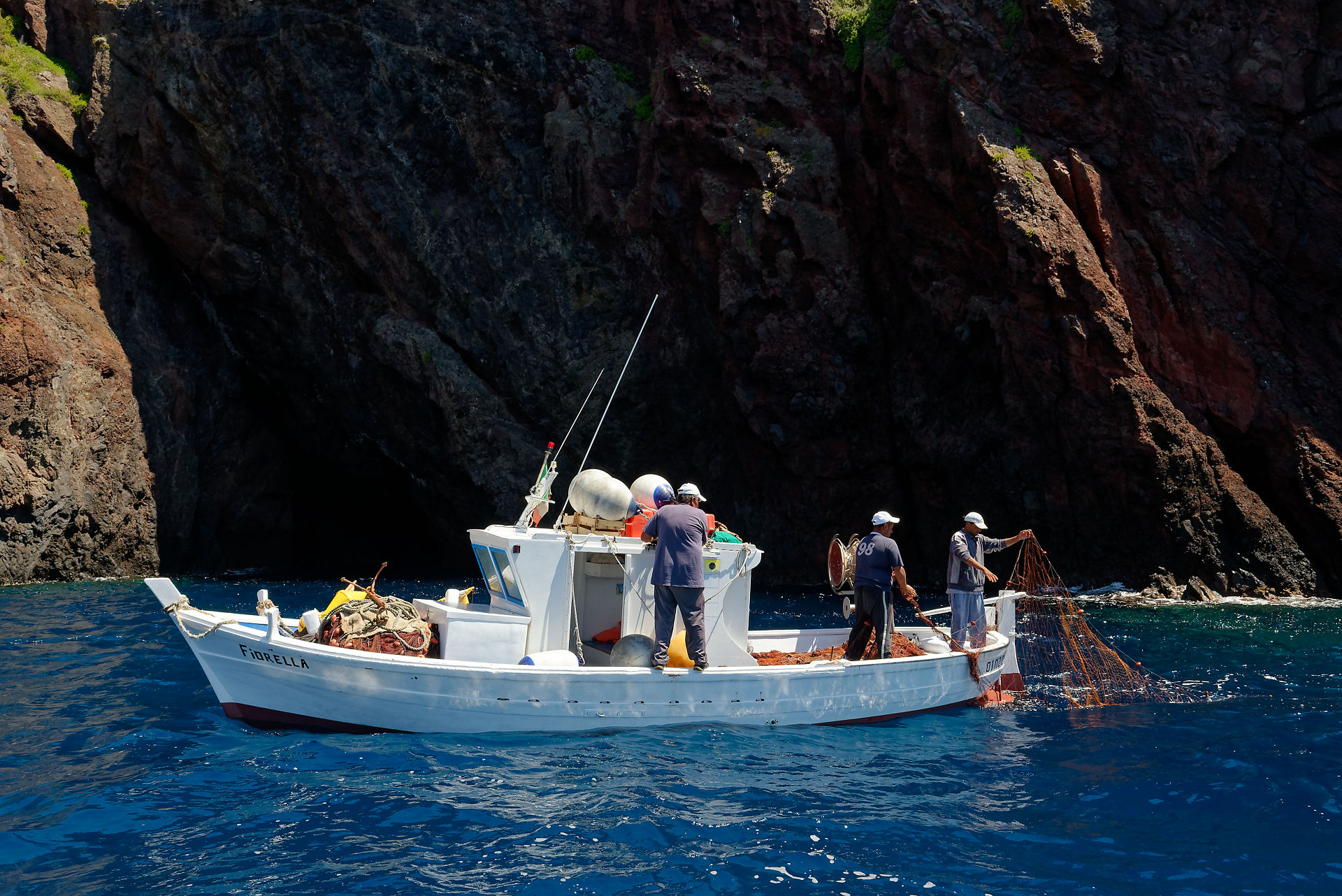 Pêcheurs à Lipari