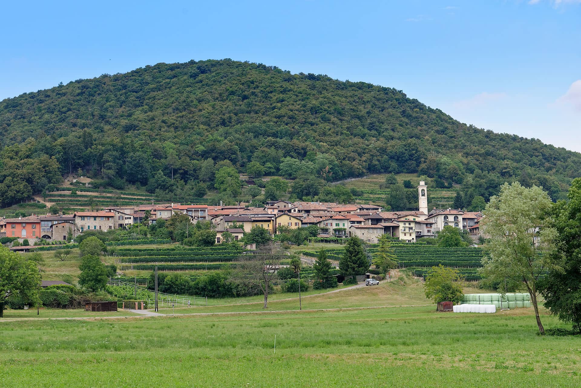 Village de Meride au pied du Monte San Giorgio