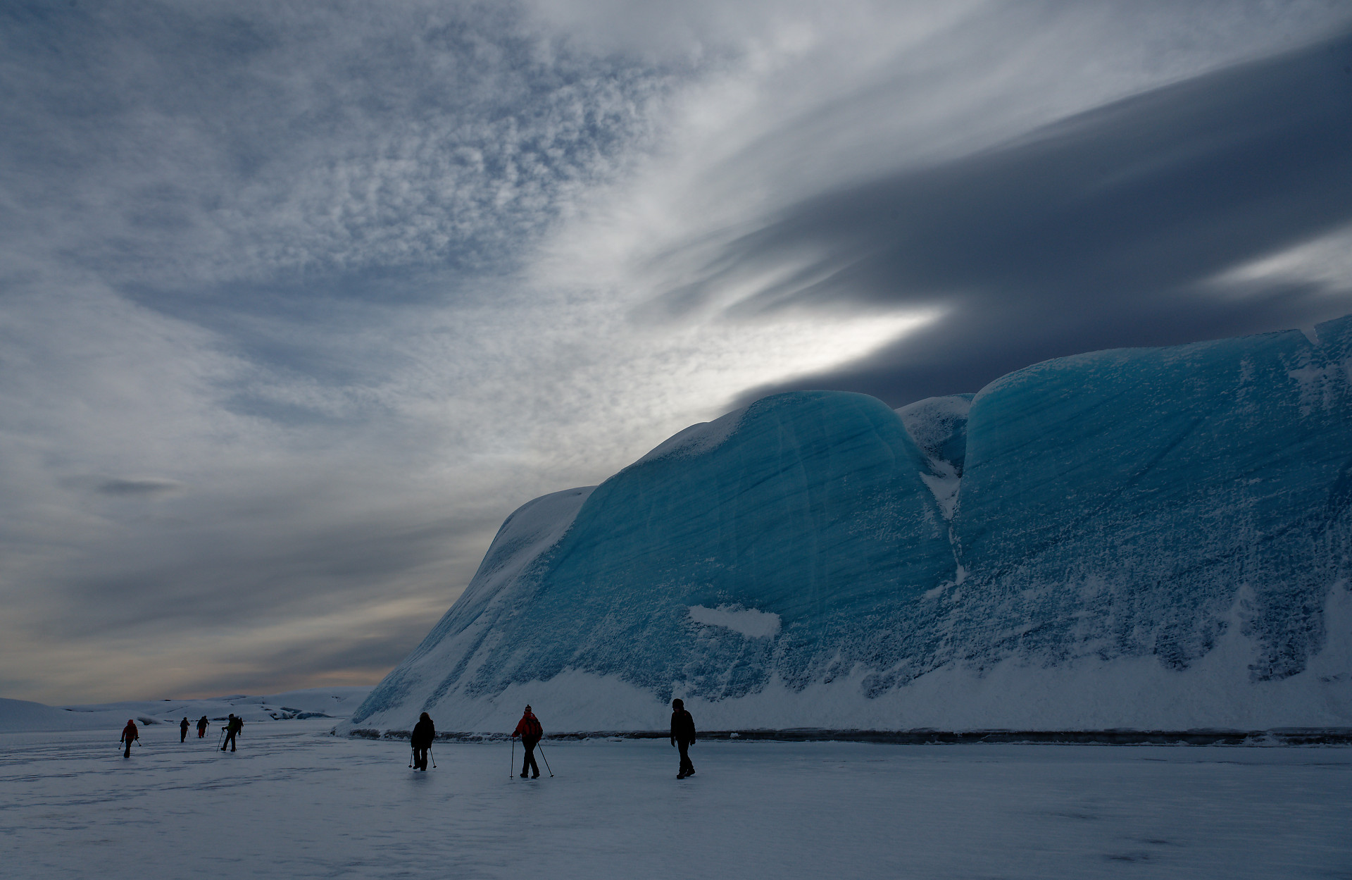 Gros iceberg sur Heinabergslon